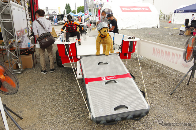 洪水・水難救助艇の「RS-13」（RESCUE EXPO in 立川）