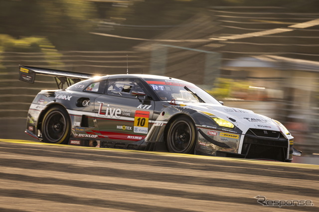 GT300クラス2位の#10 TANAX GAINER GT-R(富田竜一郎/大草りき/塩津佑介)