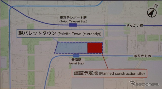 建設予定地:青海駅のランドマークをめざす