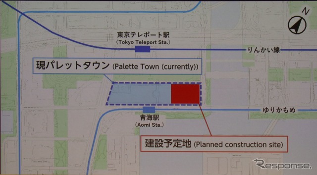 建設予定地：青海駅のランドマークをめざす