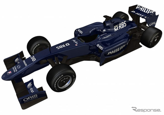 ウィリアムズ、ニューマシン FW31 発表