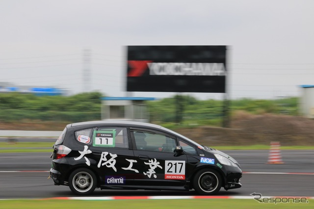 大阪工業大学は将来を見据えたニューマシン、フィットで参戦
