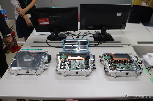 試作インバーターはそのまま車両に組み込むことができる:製品とほぼ同じ