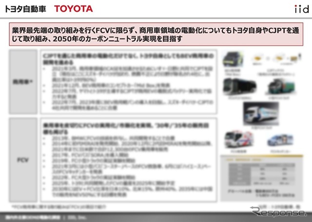 【調査レポート】 国内外主要OEMの電動化調査(商用車/FCV編)