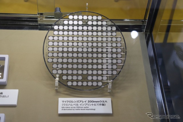 200ミリウェハーに実装されたMLA(オートモーティブワールド秋2022)