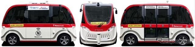 実証実験で使用する車両