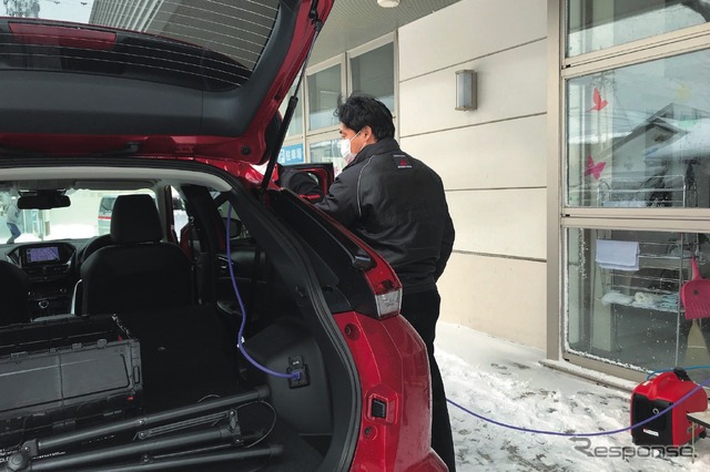 DENDOコミュニティサポートプログラム:秋田県秋田市豪雪被害による停電時の支援