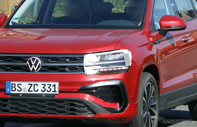 VW Tharu/Taos 改良新型プロトタイプ(スクープ写真)