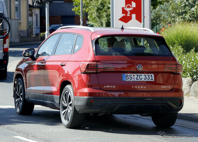VW Tharu/Taos 改良新型プロトタイプ(スクープ写真)