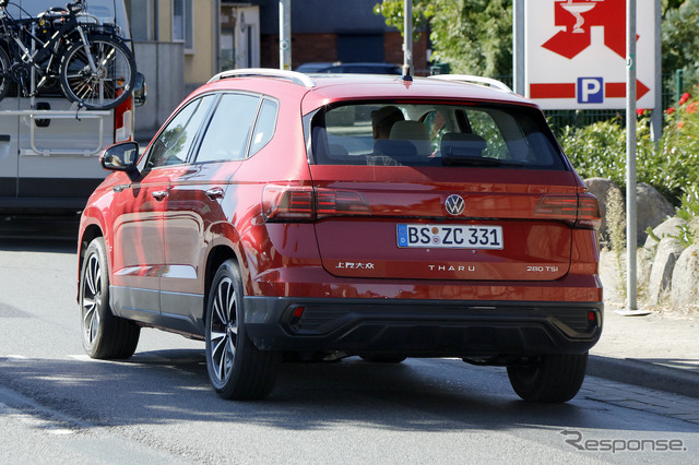 VW Tharu/Taos 改良新型プロトタイプ(スクープ写真)