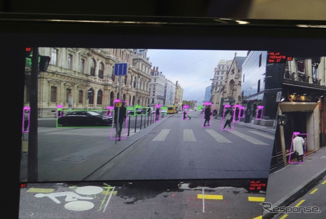 歩行者の動き予測するAI技術(オートモーティブワールド秋2022)