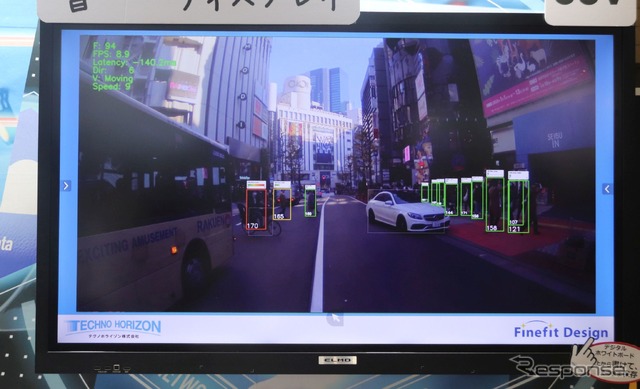 歩行者の動き予測するAI技術(オートモーティブワールド秋2022)