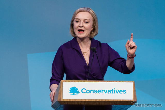 英保守党首にトラス氏