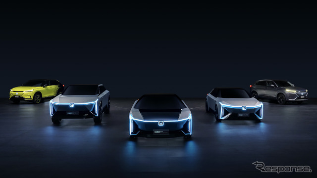 中国市場向け、ホンダの電動化車両（参考画像）