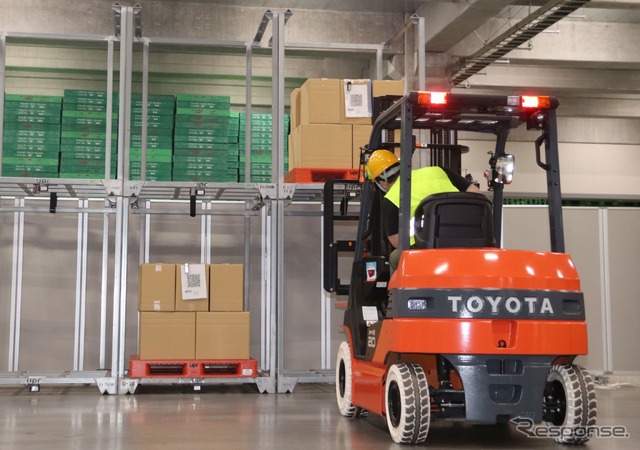 平置き、ラックの荷物の位置、数を管理する(ロケーション管理システム)