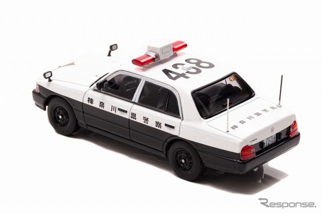 日産 クルー 1995 神奈川県警察交通部交通機動隊車両(1/43スケールモデル)