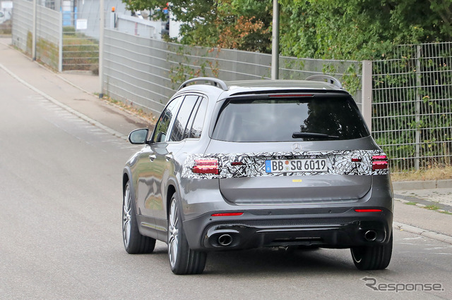 メルセデス AMG GLB 35 プロトタイプ(スクープ写真)