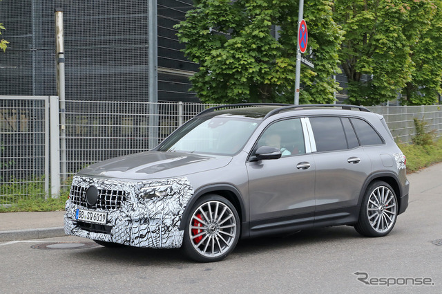 メルセデス AMG GLB 35 プロトタイプ(スクープ写真)
