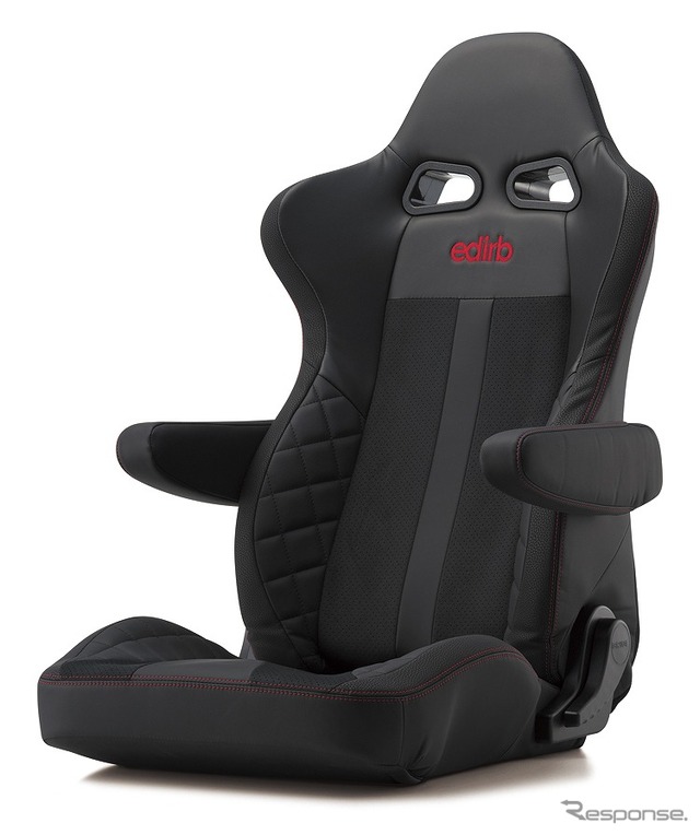 edirb 054V(レッドステッチ + 別売アームレスト)