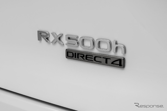 レクサス RX 新型の「RX 500h F SPORT パフォーマンス」(米国仕様)