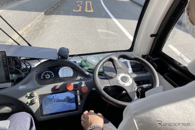 多摩田園都市で自動運転モビリティ