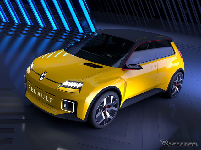 コンセプトカーのルノー5(サンク)プロトタイプ