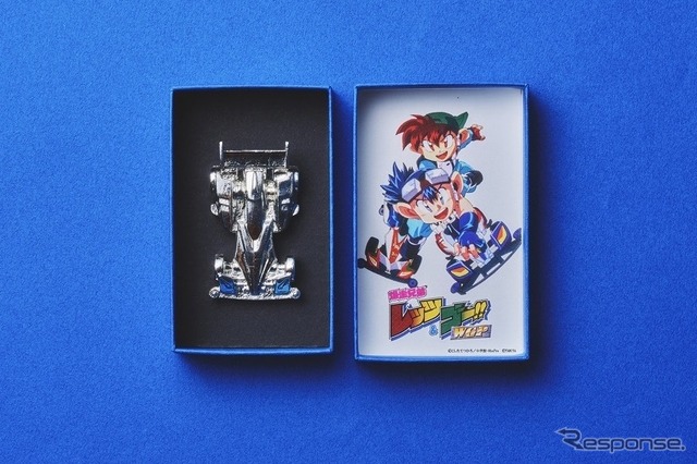 ミニ四駆アニメ「爆走兄弟レッツ&ゴー!!」のマシン型箸置き (c)こしたてつひろ/小学館・ShoPro (c)TAMIYA
