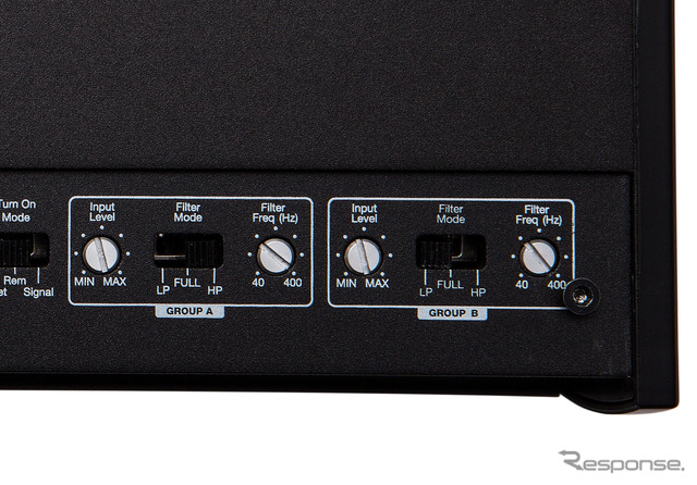『モレル・MPS 4.400』の「クロスオーバー機能」のスイッチ。