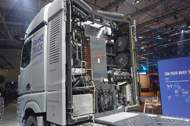 メルセデストラックの燃料電池トラック『GenH2』(IAAトランスポーテーション2022)