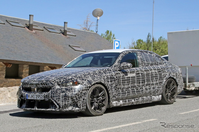 BMW M5 次期型プロトタイプ(スクープ写真)