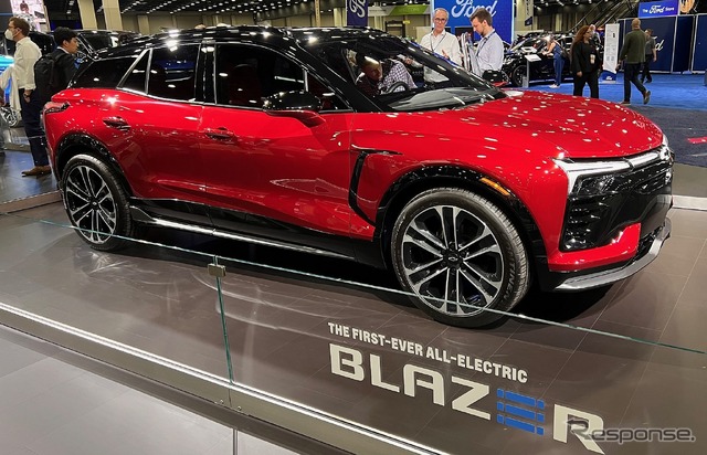 シボレー・ブレイザー EV の「SS」(デトロイトモーターショー2022)