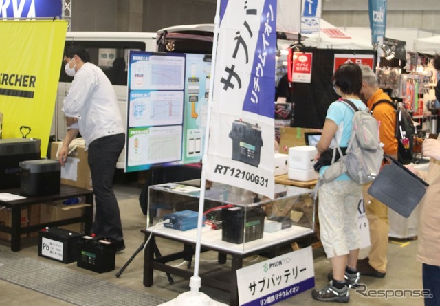 ポータブル電源各種(横浜キャンピングカーショー2022)