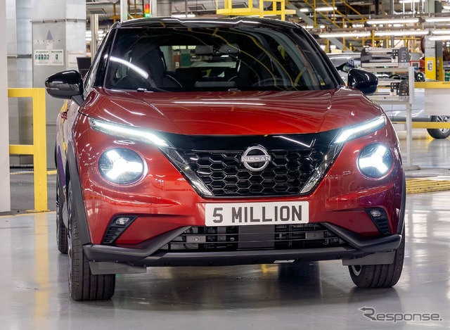 日産の英国工場で生産を開始した ジューク・ハイブリッド