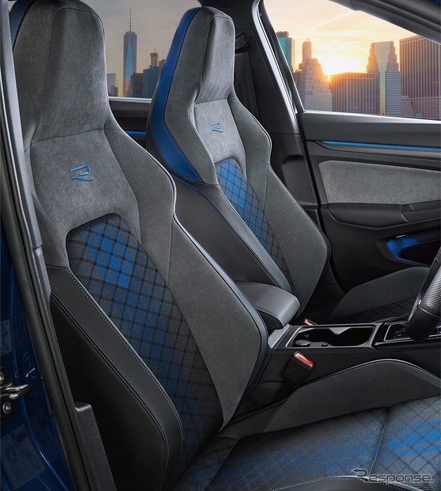 VW ゴルフR R専用ファブリック&マイクロフリースシート