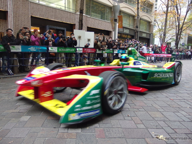 フォーミュラE東京丸の内デモラン(2016年11月23日)