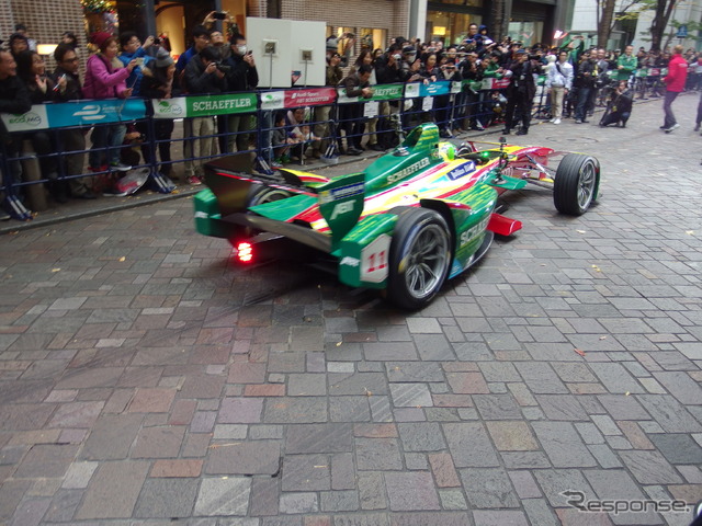 フォーミュラE東京丸の内デモラン(2016年11月23日)
