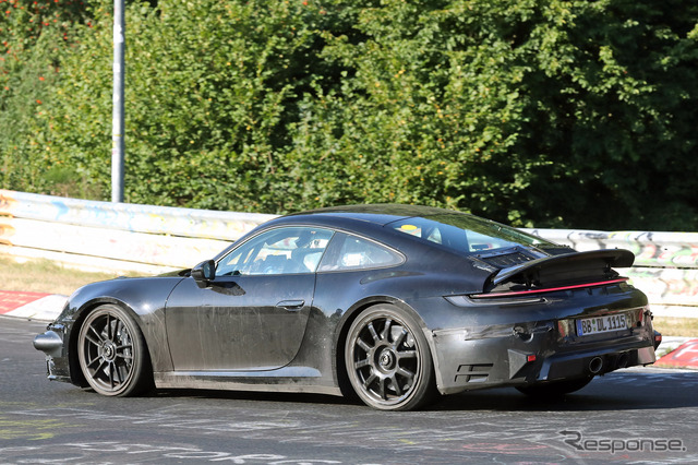 ポルシェ 911 GTS ハイブリッド プロトタイプ(スクープ写真)