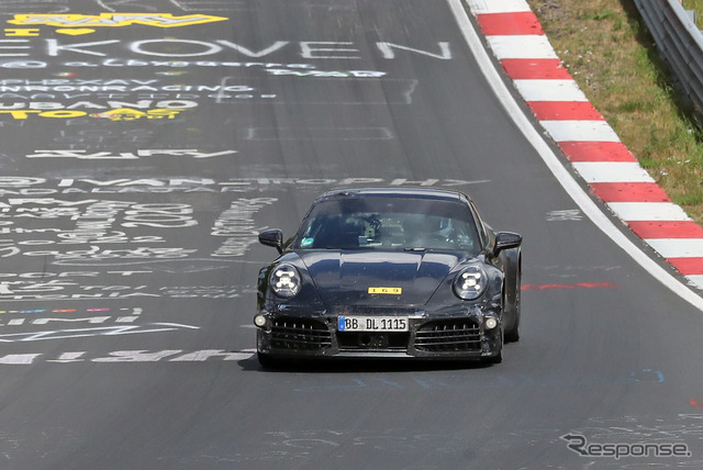 ポルシェ 911 GTS ハイブリッド プロトタイプ(スクープ写真)