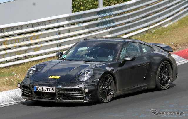 ポルシェ 911 GTS ハイブリッド プロトタイプ(スクープ写真)