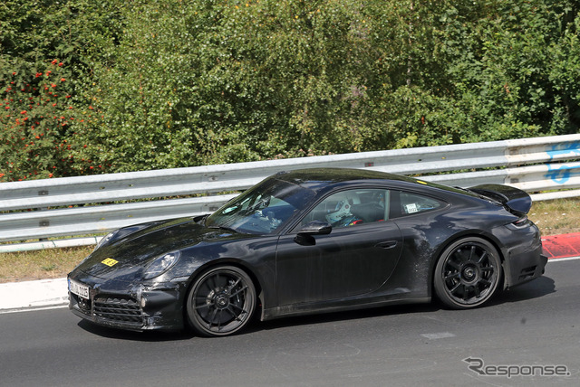ポルシェ 911 GTS ハイブリッド プロトタイプ(スクープ写真)