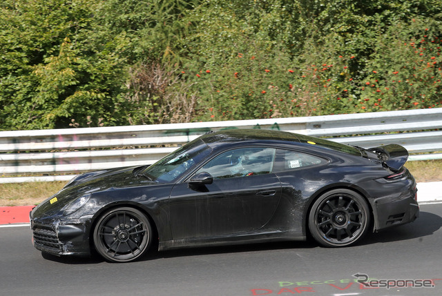 ポルシェ 911 GTS ハイブリッド プロトタイプ(スクープ写真)