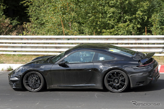 ポルシェ 911 GTS ハイブリッド プロトタイプ(スクープ写真)