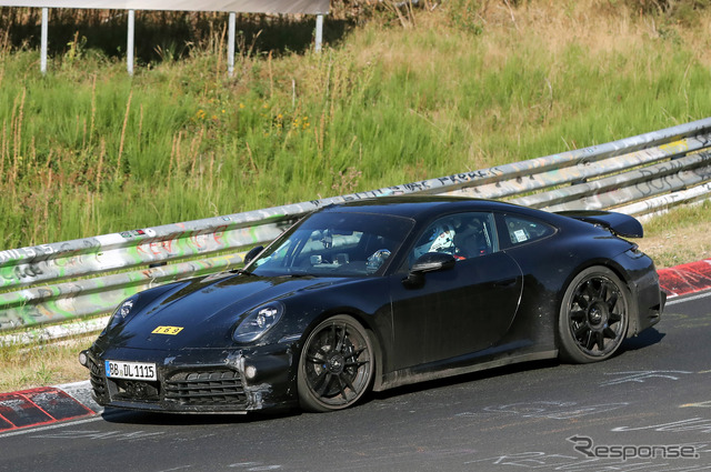 ポルシェ 911 GTS ハイブリッド プロトタイプ(スクープ写真)