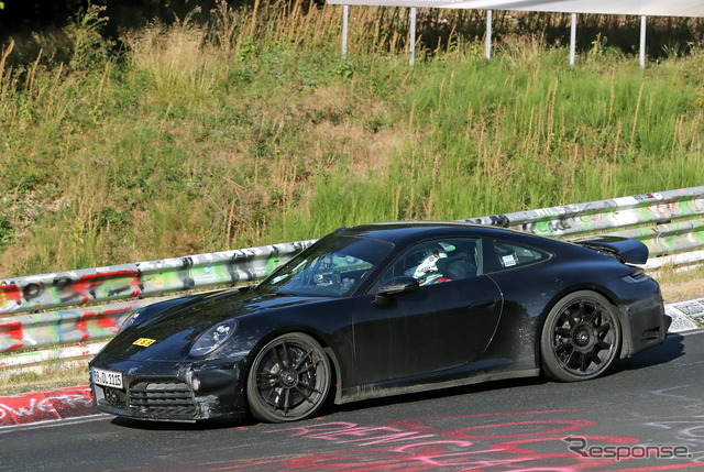 ポルシェ 911 GTS ハイブリッド プロトタイプ(スクープ写真)