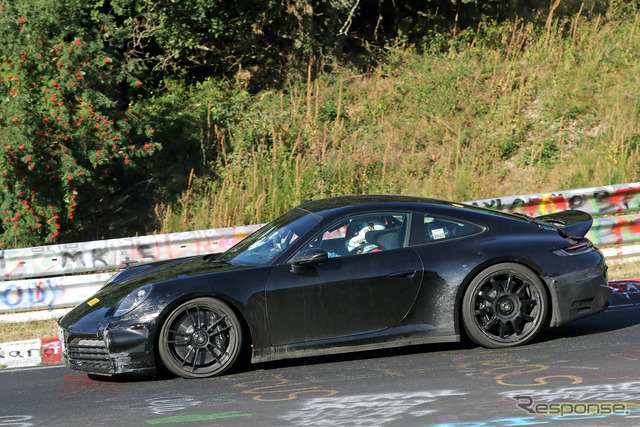 ポルシェ 911 GTS ハイブリッド プロトタイプ(スクープ写真)
