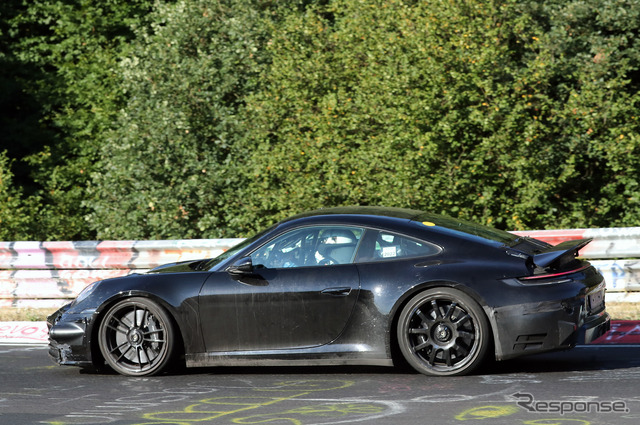ポルシェ 911 GTS ハイブリッド プロトタイプ(スクープ写真)