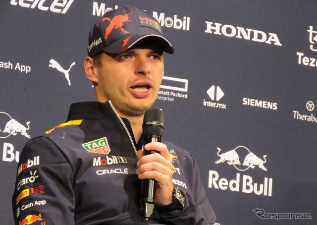 レッドブルのドライバー、マックス・フェルスタッペン。