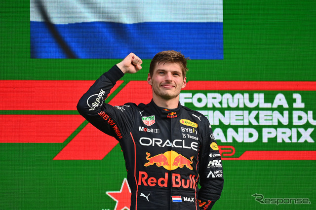 王者の風格さえ漂うようになってきたマックス・フェルスタッペン(2022年オランダGP)。