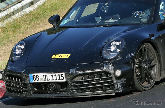 ポルシェ 911 GTS ハイブリッド プロトタイプ(スクープ写真)