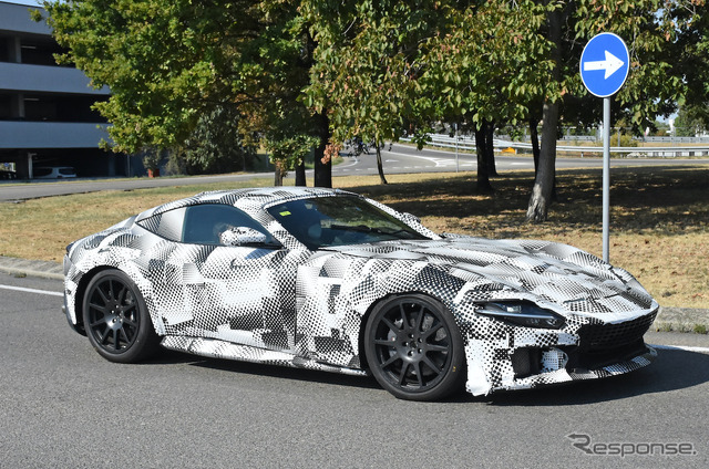 フェラーリ 812スーパーファスト 後継モデル(スクープ写真)